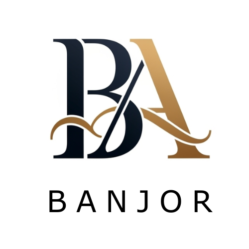 Banjor Logo Marke für 3D gedruckte Handtaschen und Accessoires