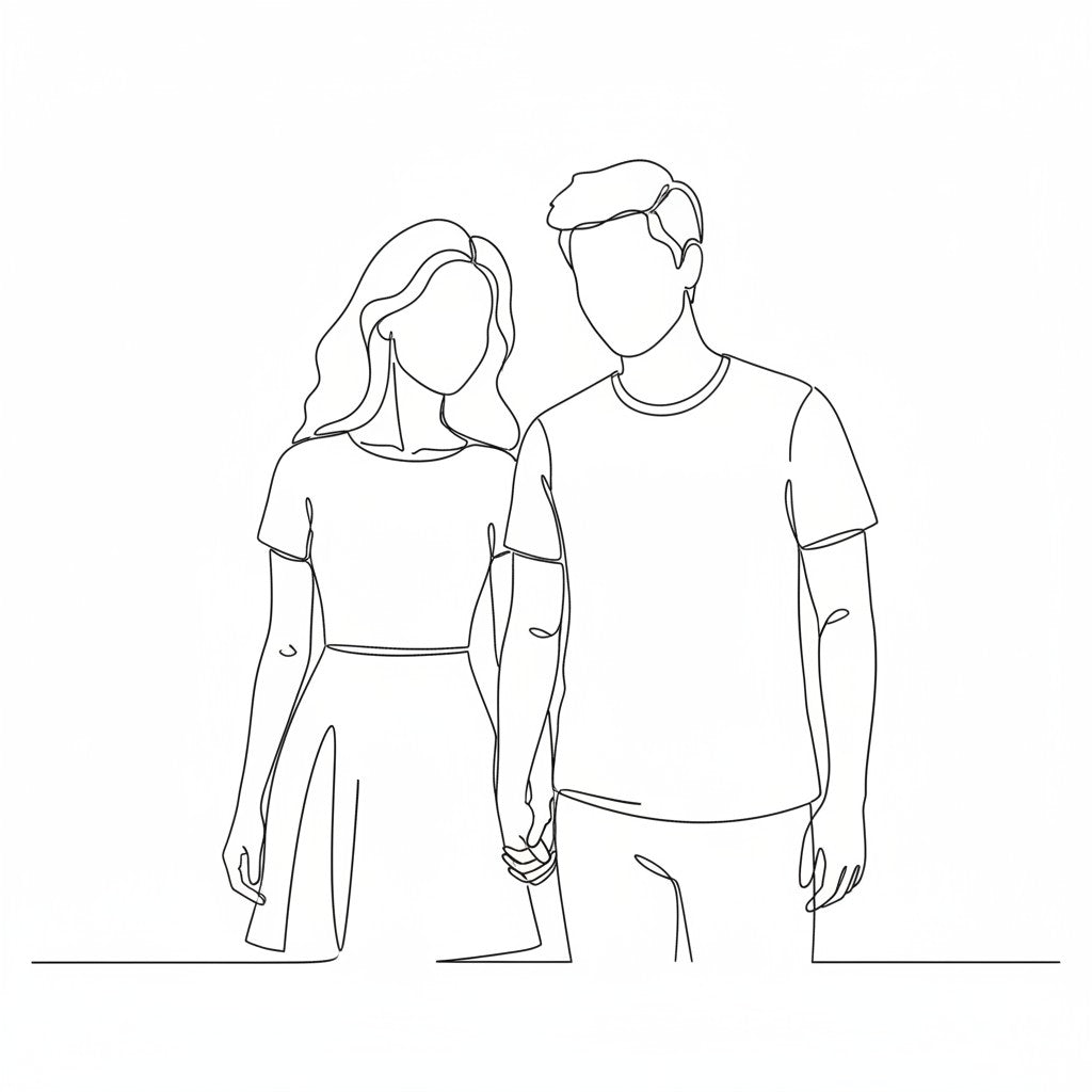 Illustration der Gründer von Banjor hinter der Marke für 3D gedruckte Handtaschen